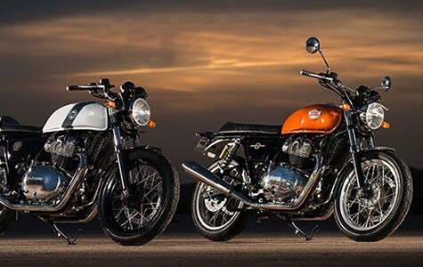The Royal Enfield Interceptor INT 650 and Continental GT 650