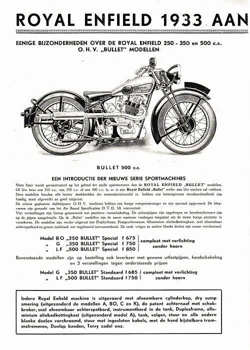 1932 The Virtual Launch Of The Very First Bullet Royal Enfield 3079