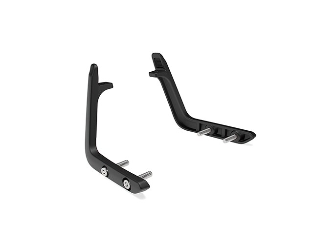 Black Passenger Backrest Mounts