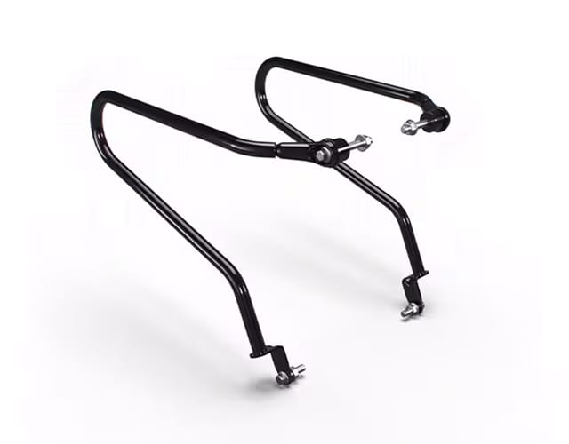 Black Soft Pannier Rails