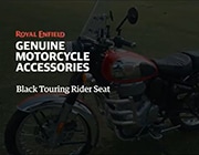 Black Touring Rider Seat For All New Classic 350 | Royal Enfield IN