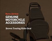 Brown Touring Rider Seat For Classic 350 | Royal Enfield India