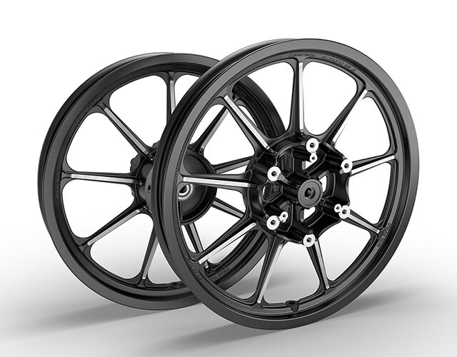 Black Alloy Wheels-Dual