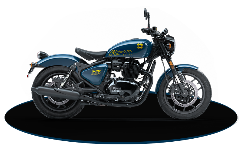 Royal Enfield Shotgun 650 Bleu Plasma Couleur