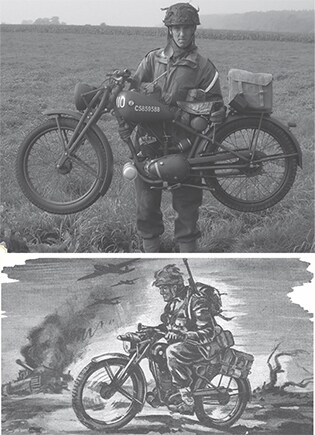 Seen here, the Royal Enfield Flying Flea in action. 